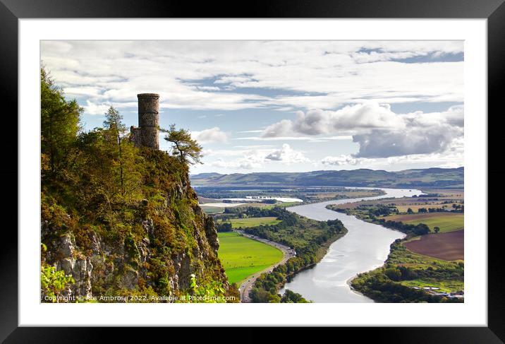 Kinnoull Hill Framed Mounted Print by Ros Ambrose