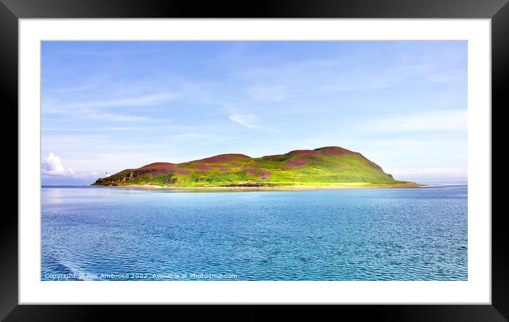 Davaar Island Campbeltown Framed Mounted Print by Ros Ambrose