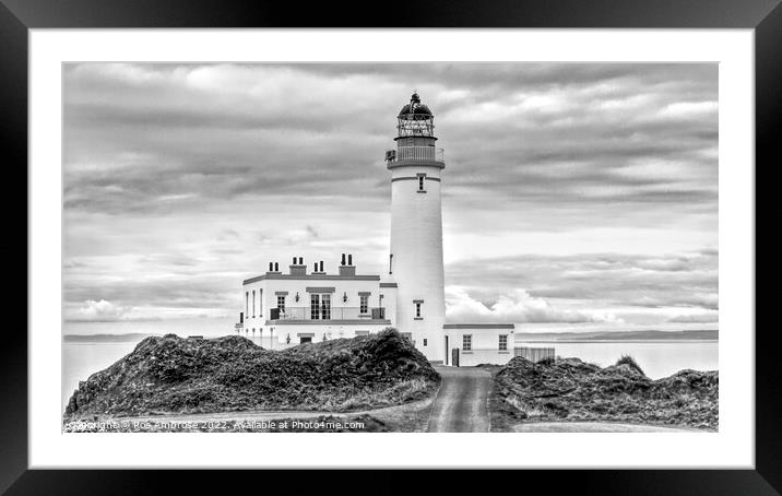 Turnberry Lighthouse Framed Mounted Print by Ros Ambrose