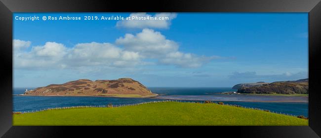 Davaar Island Campbeltown Framed Print by Ros Ambrose