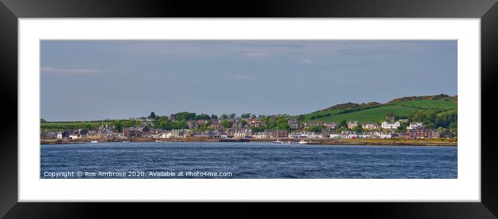 Millport Isle of Cumbria Framed Mounted Print by Ros Ambrose