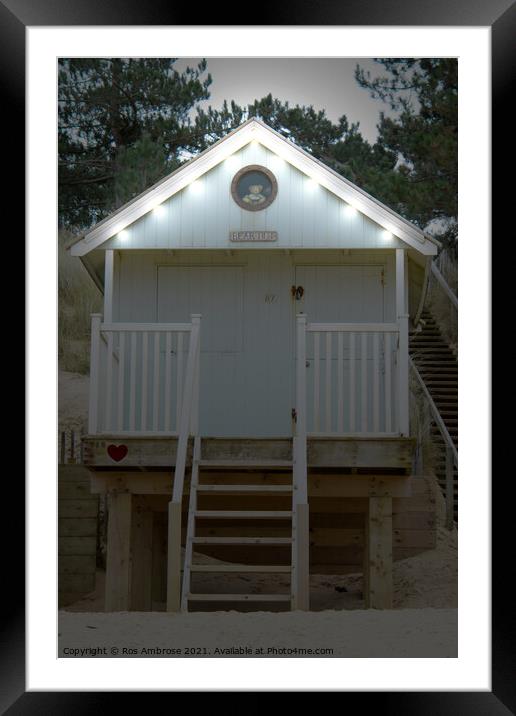 Bear Hut No 87 Wells-next-the-Sea Framed Mounted Print by Ros Ambrose