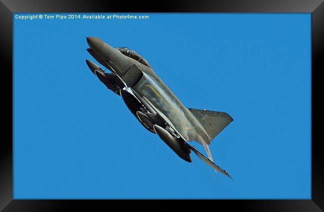  German F-4 Phantom fingers crossed! Framed Print by Tom Pipe