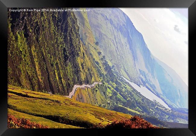  Through the Valley and beyond.. Framed Print by Tom Pipe