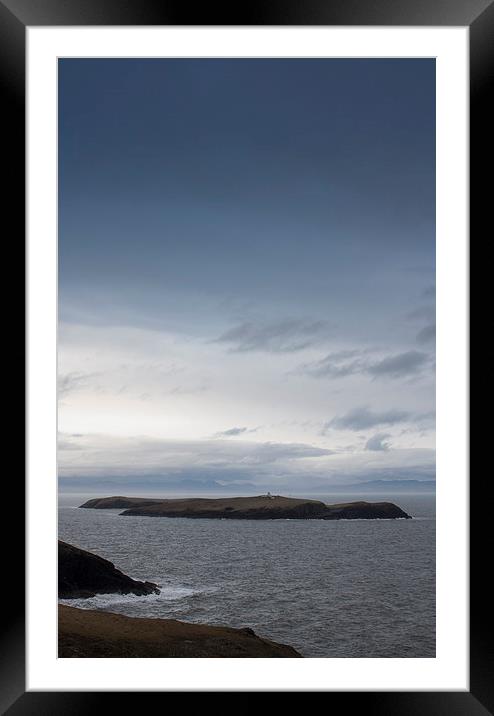 Bardsey Island Framed Mounted Print by Glenn Millington