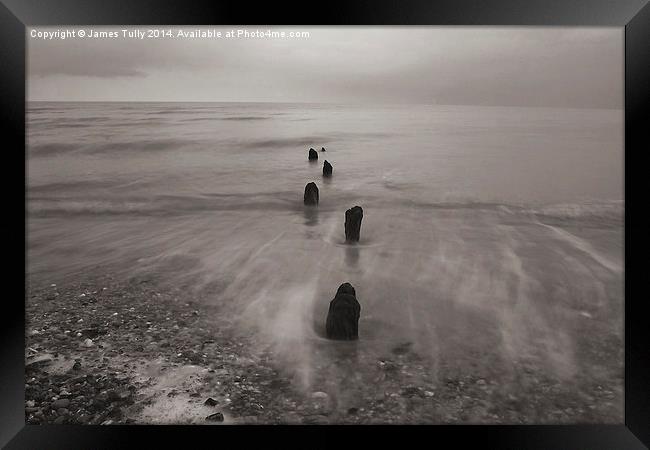  The turning of the tide Framed Print by James Tully