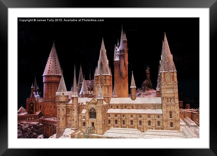  Hogwarts castle Framed Mounted Print by James Tully