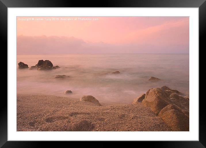  Breaking dawn Framed Mounted Print by James Tully