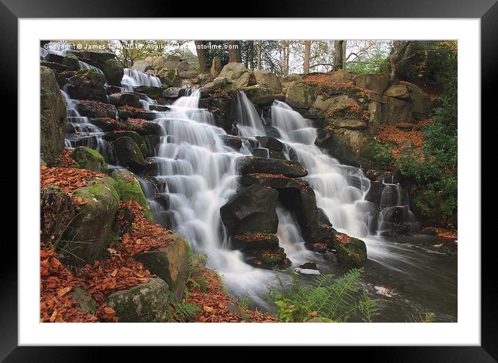  Virginia falls Framed Mounted Print by James Tully