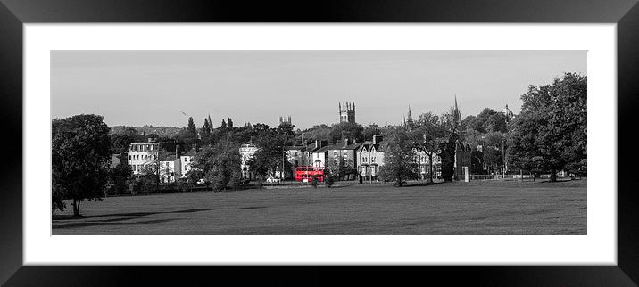     OXFORD DREAMING SPIRES  Framed Mounted Print by DAVID SAUNDERS