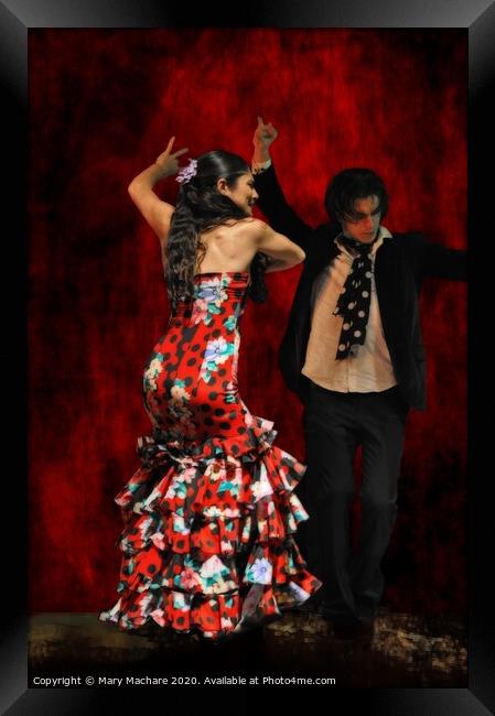 Flamenco #9 Framed Print by Mary Machare