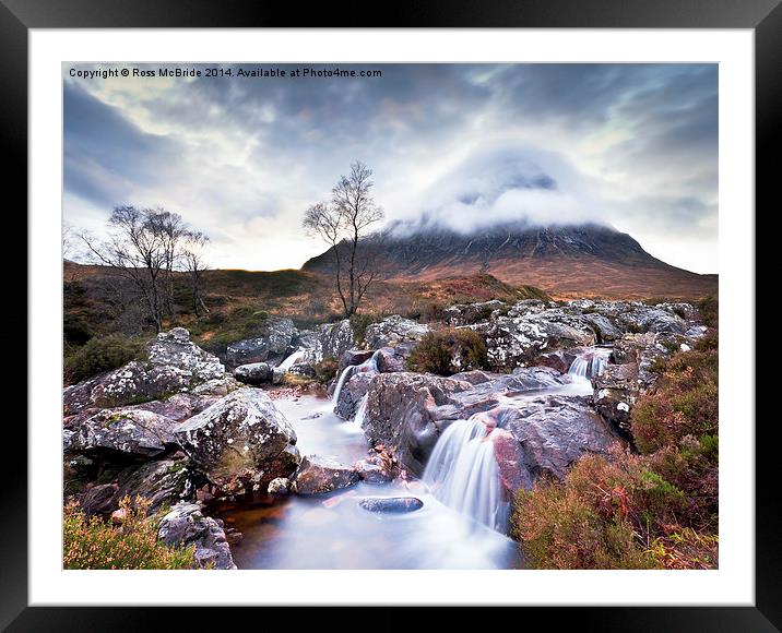 Coupall Falls Framed Mounted Print by Ross McBride