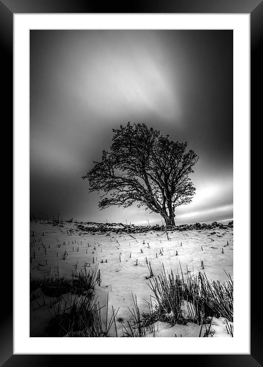  Cold and lonely. Framed Mounted Print by Garry Kennedy