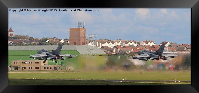Tornado Pair's departure Framed Print by Martyn Wraight