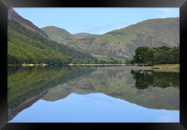  Summer at Crummock water. Framed Print by Paul Collis