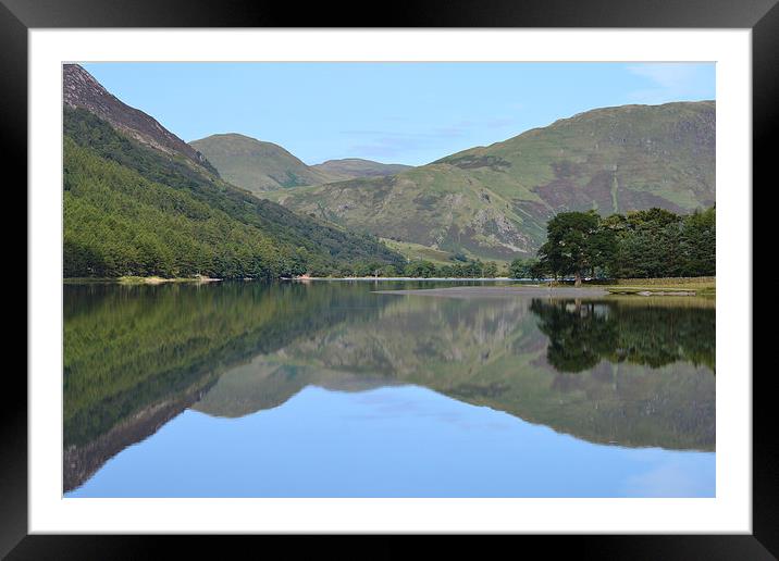 Summer at Crummock water. Framed Mounted Print by Paul Collis