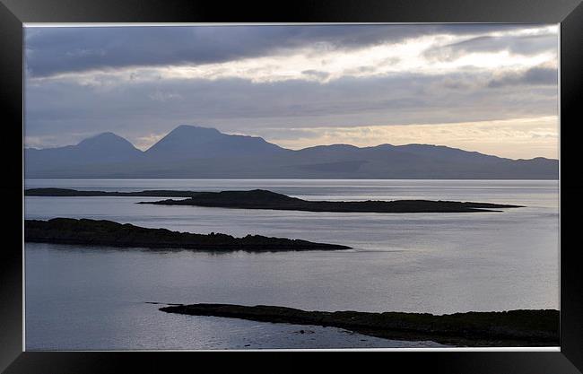  A view to the isle of Jura Framed Print by Paul Collis