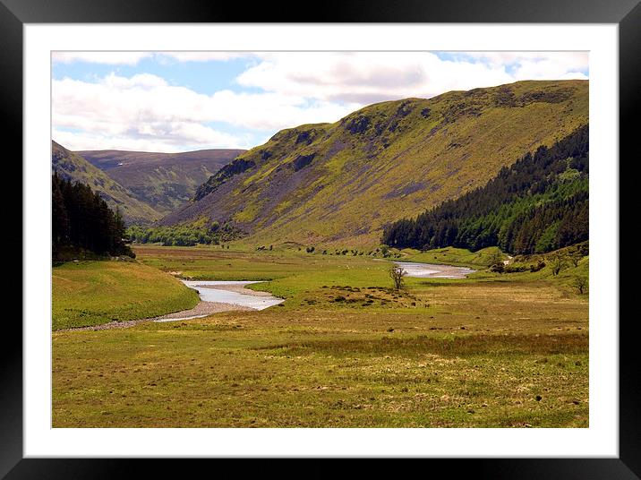  Findhorn valley Framed Mounted Print by Paul Collis