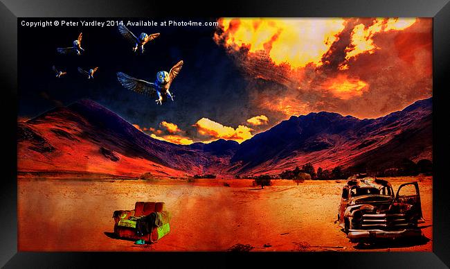  Buttermere...Post-Apocalypse..... Framed Print by Peter Yardley