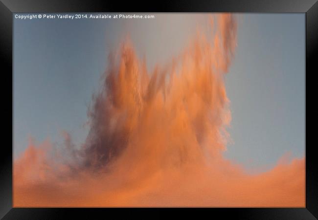  Sandstorm Framed Print by Peter Yardley