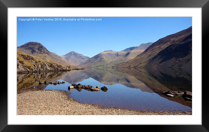  Wastwater #2 Framed Mounted Print by Peter Yardley