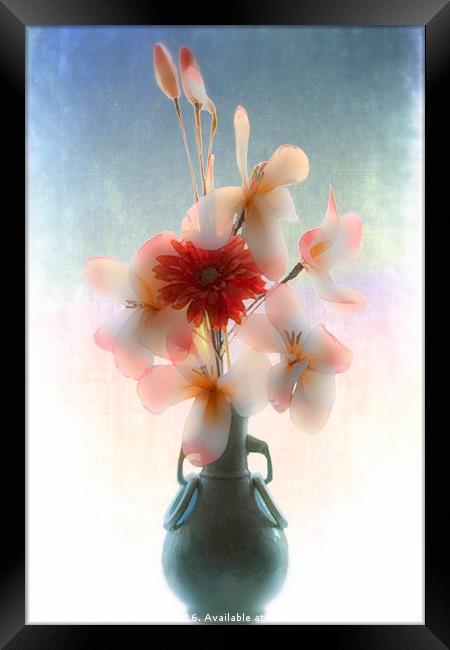 Flowers in Vase #2 Framed Print by Peter Yardley