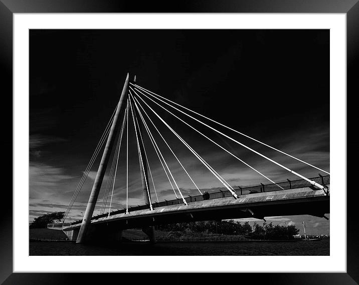  Southport Marine Bridge  Framed Mounted Print by Ian Somerville
