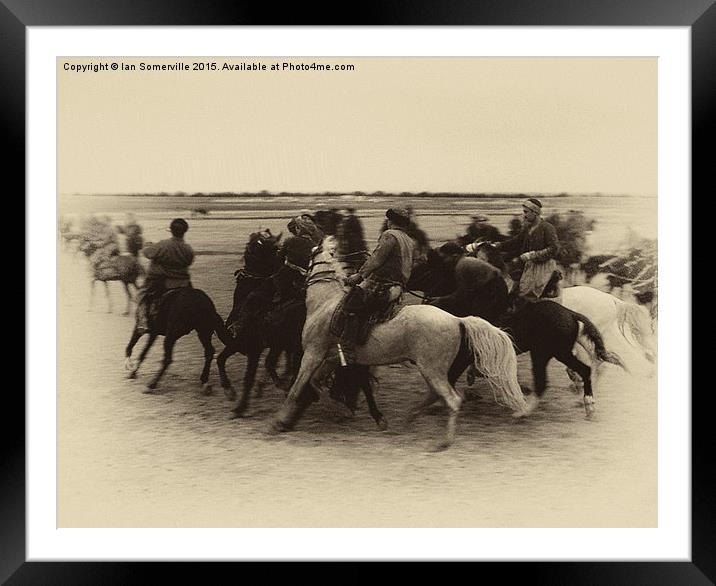  Afghan Horsemen Framed Mounted Print by Ian Somerville