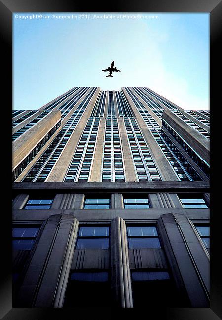  New York skyscraper Framed Print by Ian Somerville