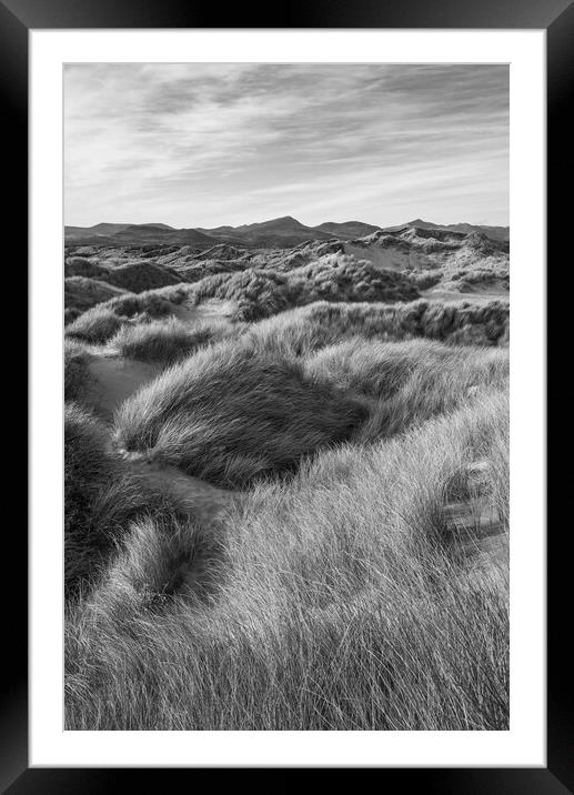 Harlech Dunes, North Wales Framed Mounted Print by Andrew Kearton