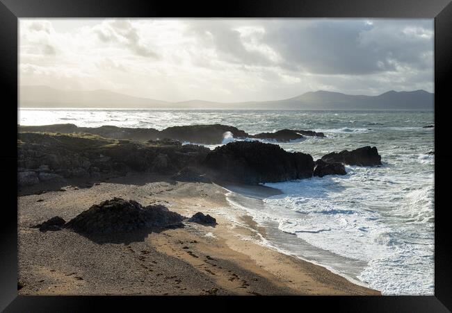 Llanddwyn Island, Anglesey, North Wales Framed Print by Andrew Kearton