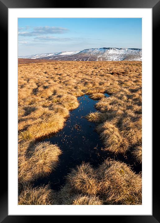  Winter on the moors  Framed Mounted Print by Andrew Kearton