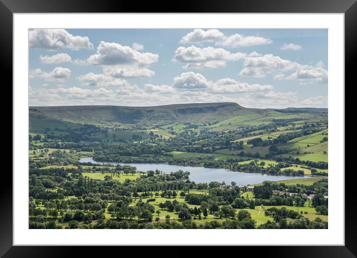 Coombs reservoir, Derbyshire Framed Mounted Print by Andrew Kearton