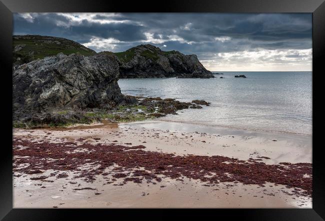 Porth Dafarch, Anglesey Framed Print by Andrew Kearton