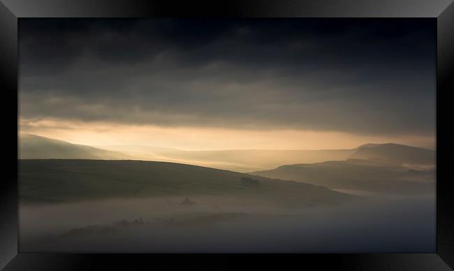 Autumn in the High Peak Framed Print by Andrew Kearton