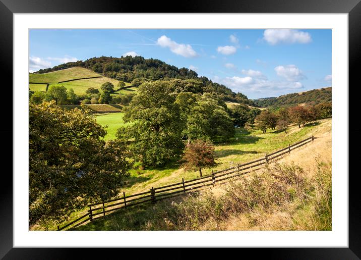 Mossy Lea in late summer Framed Mounted Print by Andrew Kearton