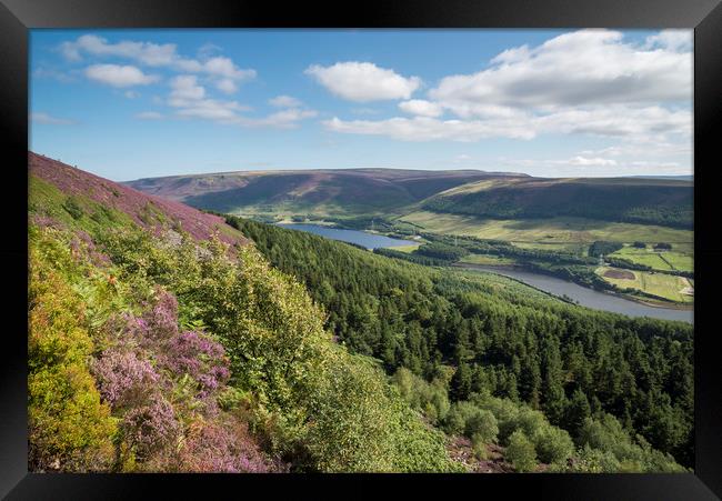 Longdendale in summer Framed Print by Andrew Kearton