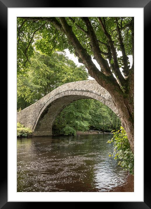 Ivelet Bridge, Swaledale, North Yorkshire Framed Mounted Print by Andrew Kearton