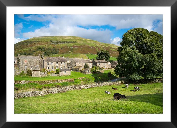 Thwaite, Swaledale, North Yorkshire Framed Mounted Print by Andrew Kearton