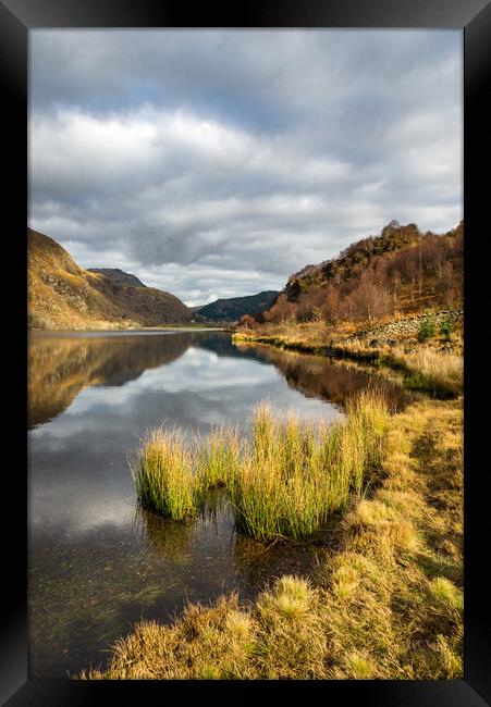 Llyn Dinas, Snowdonia Framed Print by Andrew Kearton