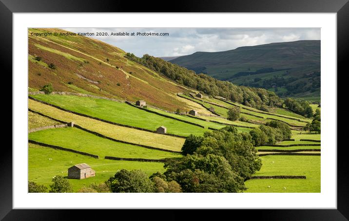 The Yorkshire Dales Framed Mounted Print by Andrew Kearton