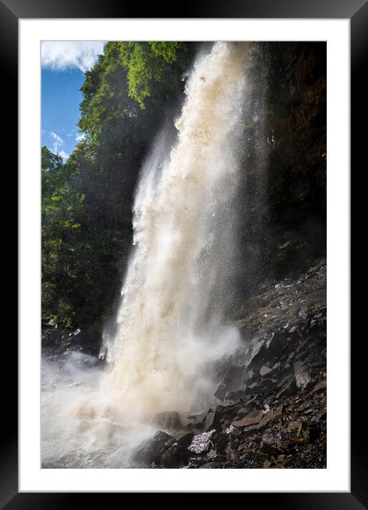 Hardraw Force, North Yorkshire Framed Mounted Print by Andrew Kearton