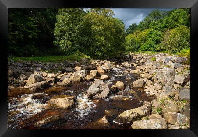 Gunnerside Beck, Swaledale, North Yorkshire Framed Print by Andrew Kearton