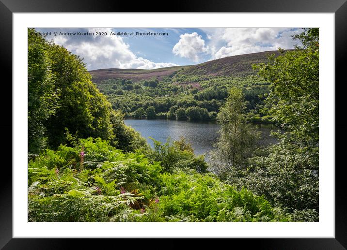 Stalybridge country park, Millbrook, Tameside Framed Mounted Print by Andrew Kearton