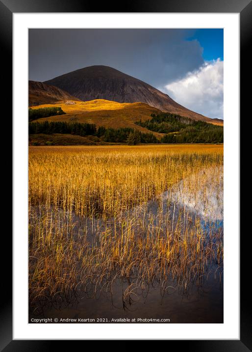 Loch Cill Chriosd, Isle of Skye, Scotland Framed Mounted Print by Andrew Kearton