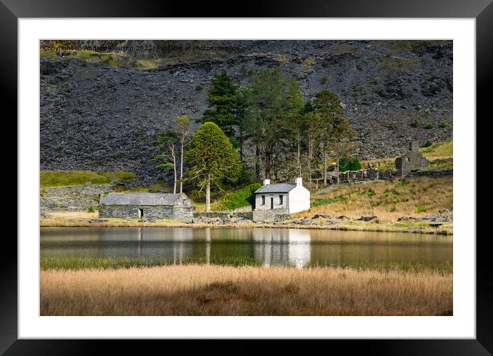 Cwmorthin quarry, Blaenau Ffestiniog, Wales Framed Mounted Print by Andrew Kearton