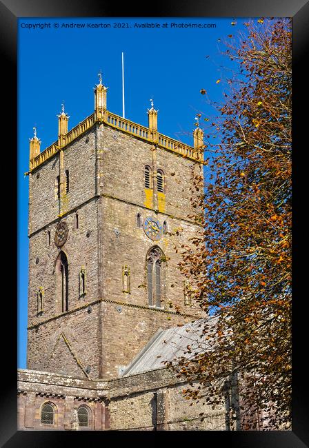 St Davids Cathedral, Pembrokeshire Framed Print by Andrew Kearton