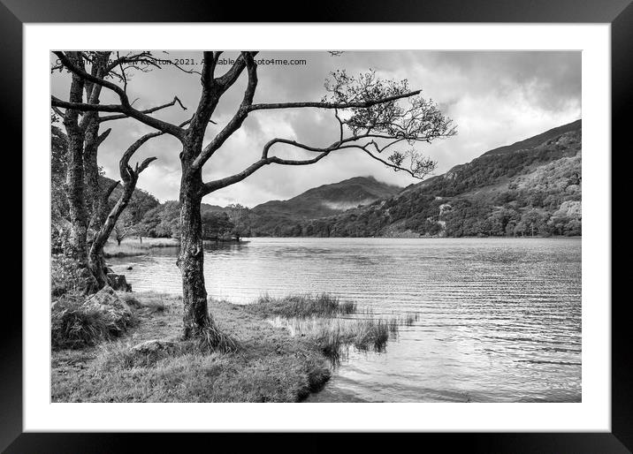 Llyn Gwynant, Snowdonia, North Wales Framed Mounted Print by Andrew Kearton