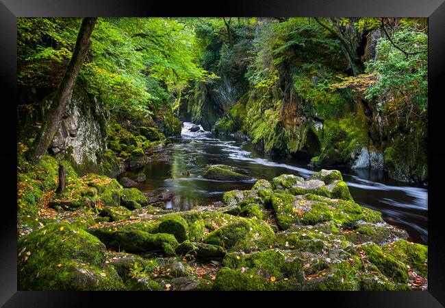 Fairy Glen, Betws-y-Coed, North Wales Framed Print by Andrew Kearton