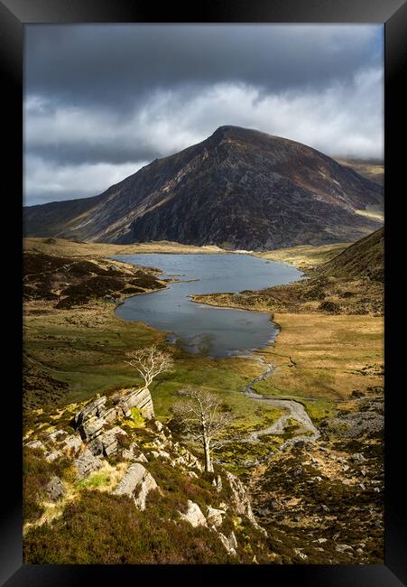 Cwm Idwal, Snowdonia, North Wales Framed Print by Andrew Kearton